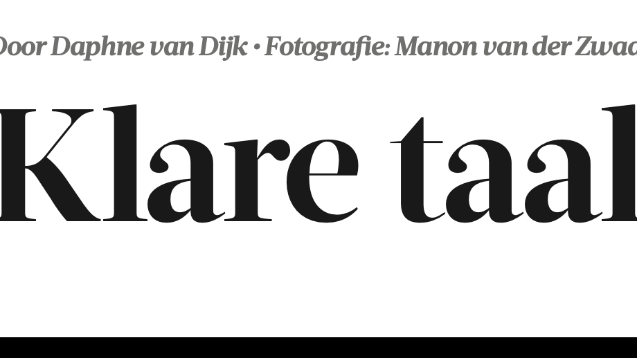 Titel van artikel in het FD