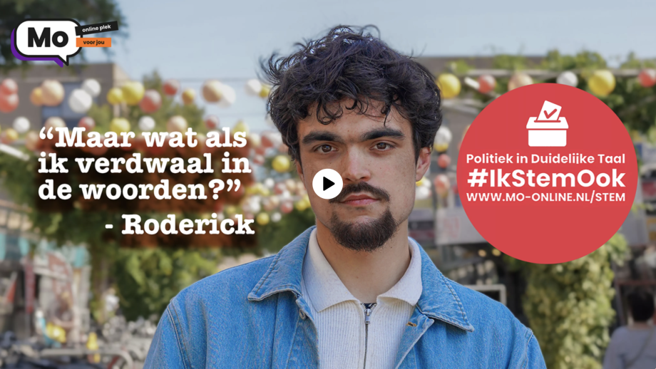 Campagneposter van ik stem ook.