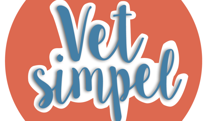 Logo Vet Simpel podcast.