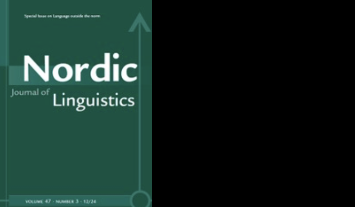 Voorkant tijdschrift: Nordic Journal of Linguistics.